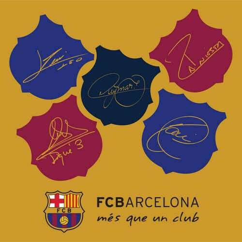 Poduszka – jasiek FC Barcelona 03, 40 x 40 cm