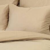 Set de lenjerie de pat Kvalitex din satin, bej,140 × 200 cm, 70 × 90 cm