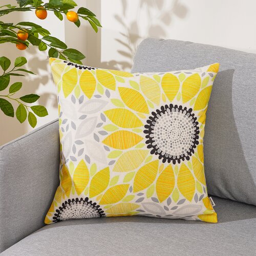 4Home Dekokissenbezug Sonnenblume, 45 x 45 cm