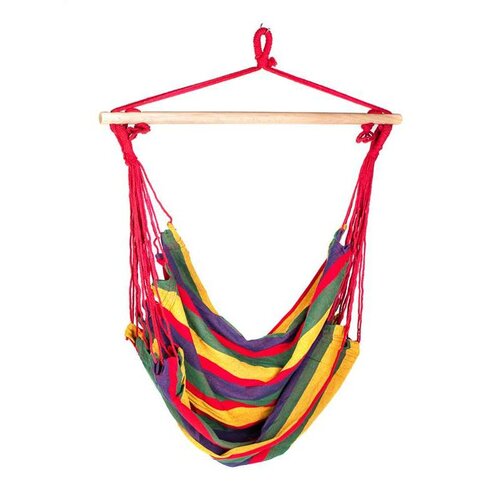 Happy Green viseči gugalni stol rdeč, 100 x 100 cm