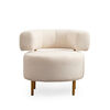 Polstersessel River Round White