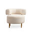Polstersessel River Round White