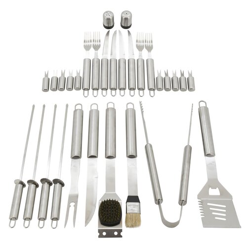 Set de ustensile pentru grătar Cattara 13104, 30piese