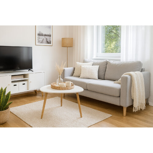 Konferenčný stolík ESPEN Mini, 55 cm, biely