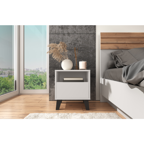 Noční stolek BOGAN 1S, kašmír