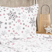 4Home Bavlněné povlečení Snowflakes, 140 x 220 cm, 70 x 90 cm