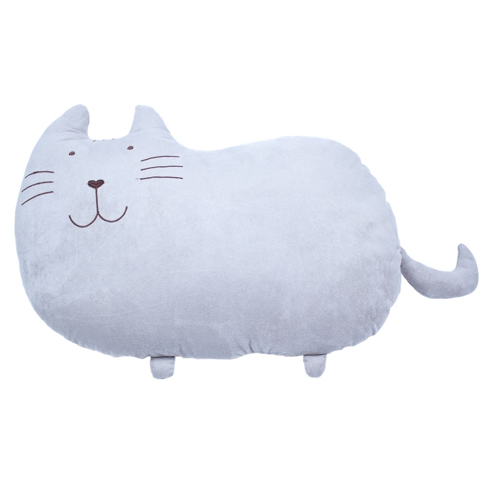 BO-MA Trading Plyšová mačka Fúzik, 53 x 37 cm