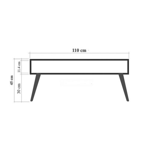 Couchtisch Viva Atlantic Pine