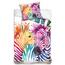 Bavlnené obliečky Color Zebra, 140 x 200 cm, 70 x 80 cm
