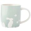 Altom Porcelanowy kubek Zając z motylem, 360 ml,