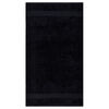 Ręcznik Olivia czarny, 50 x 90 cm