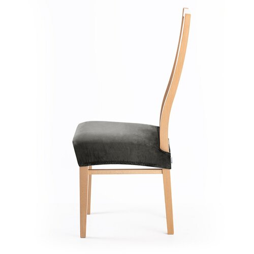 Restilo Husă elastică pentru scaun Sento gri închis, 40 x 40 + 5 cm