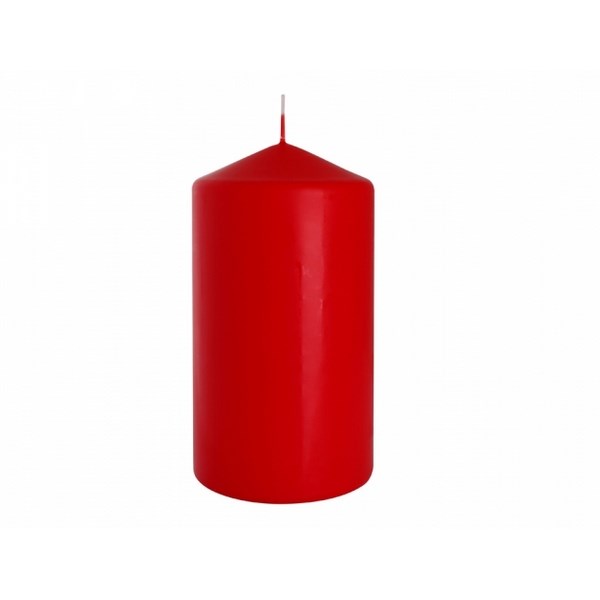 Dekoratívna sviečka Classic Maxi červená, 15 cm, 15 cm