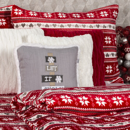 4Home Різдвяна постільна білизна з мікрофланелі   Зимова мрія, 140 x 220 см, 70 x 90 см