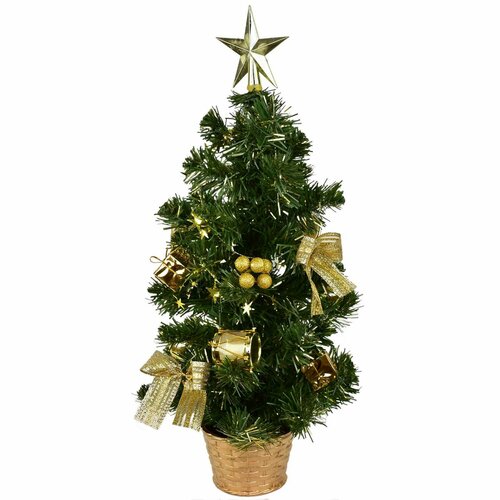 Božično okrašeno drevesce Grosseto, 45 cm