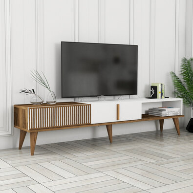 Masă TV Milan Alt White