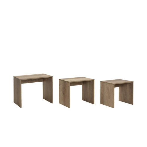 Masă pliabilă SHP Light Walnut, 3 buc