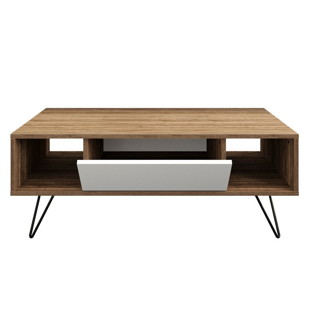 Konferenční stolek Mistico White and Walnut