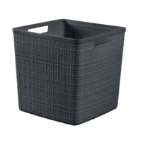 Кубик джутовий Curver Basket, темно-сірий