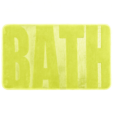 Kúpeľňová predložka Bath zelená, 45 x 75 cm