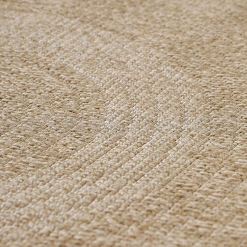 Stück Teppich Comilla 0886 beige , Durchmesser 120 cm