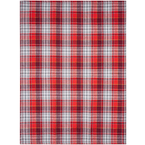 Home Elements Кухонний рушник Káro червоно-сірий, 50 x 70 см, набір з 3 шт.