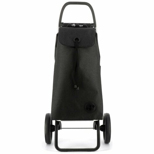 Geantă de cumpărături Rolser I-Max Tweed 2 LogicRSG pe roți, negru