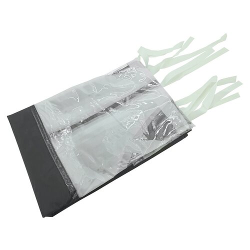 Cattara 13345 Stranski paneli z okni za šotor zazabave Waterproof, siva, 2 x 3 m