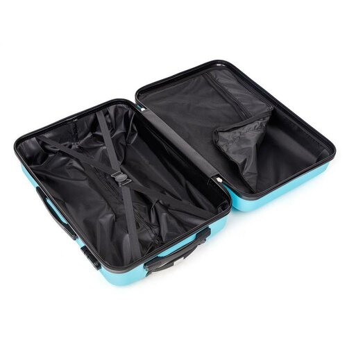 Pretty UP Hartschalenkoffer ABS25 medium, 59 x 41 x 26 cm, hellblau