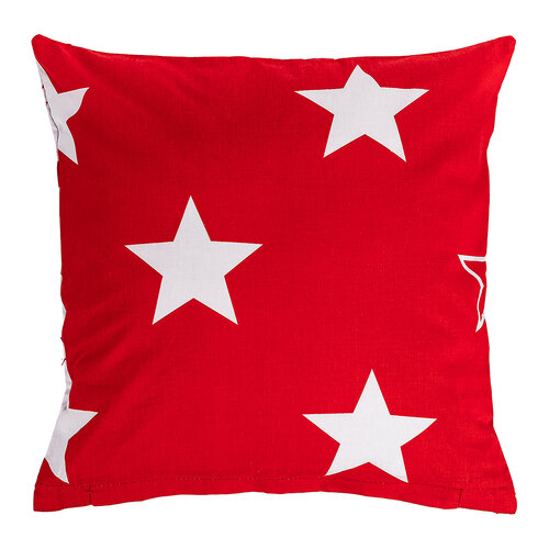 4Home Poszewka na poduszkę Stars red, 40 x 40 cm, zestaw 2 szt.