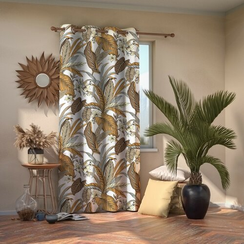 Restilo Závěs Blackout Canopy hnědá, 140 x 245 cm