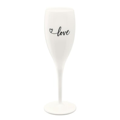 Koziol Glas mit Aufschrift Love