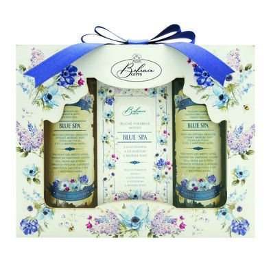 Bohemia Gifts Modri kozmetični komplet Spa