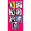 Ręcznik  kapielowy Monster High Beauty, 75 x 150 cm