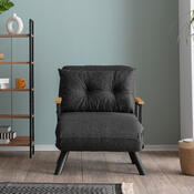 Sando Single Dark Grey fotel