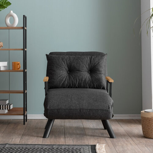Křeslo Sando Single Dark Grey