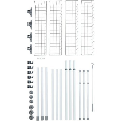 Wenko Teleskop-Kleiderbügel Herkules Duo, Weiß