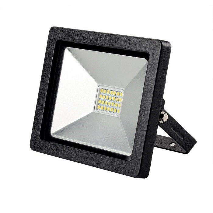 Solight LED vonkajší reflektor SLIM, 20W, 1400lm, 3000K, čierny