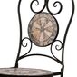 Zahradní židle s keramickou mozaikou Wawy, 38 x 90 x 45 cm