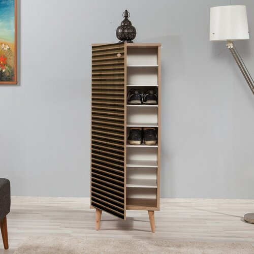 Dulap pentru pantofi Mega Sonoma Oak Stripes
