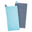 Krpa Heda modra, 50 x 70 cm, set 2 kos