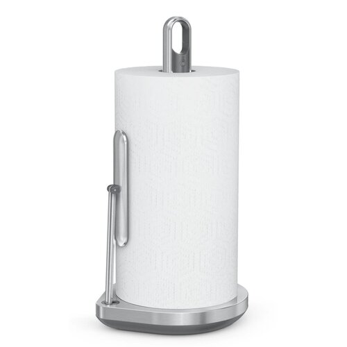 Simplehuman Papierhandtuchspender mit Dosierer für Reinigungsmittel, Edelstahl