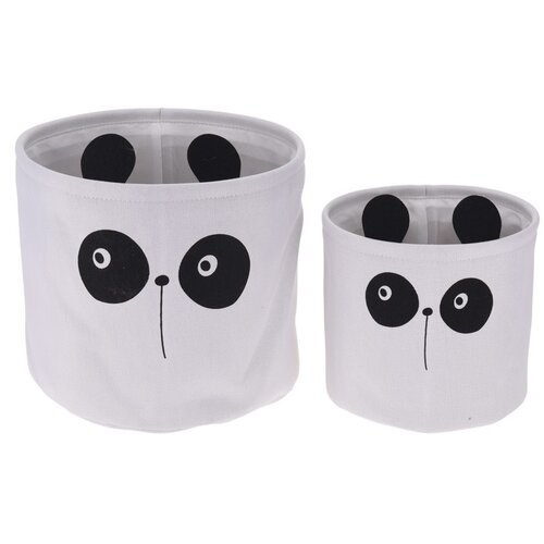 Set coșuri decorative Hatu Panda, 2 buc.