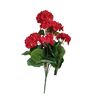 Sztuczny kwiat Muszkatel czerwony,  47 cm