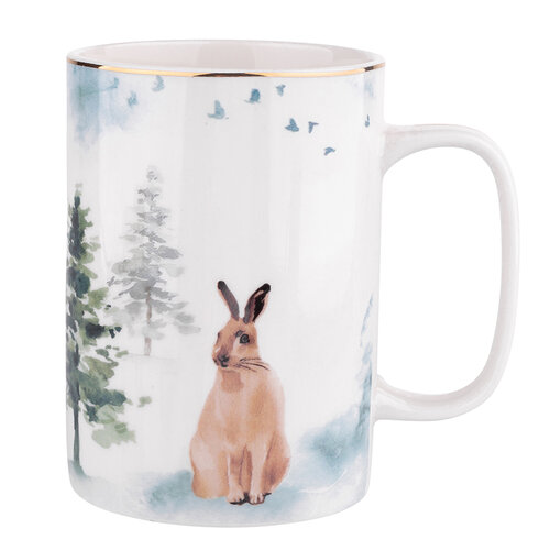 Obrázok Misty Forest Porcelánový hrnček Hare, 300 ml