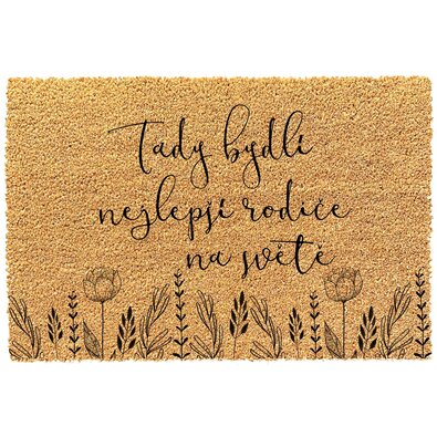 Bohemia Gifts Rohožka - Najboljši starši, 40 x 60cm