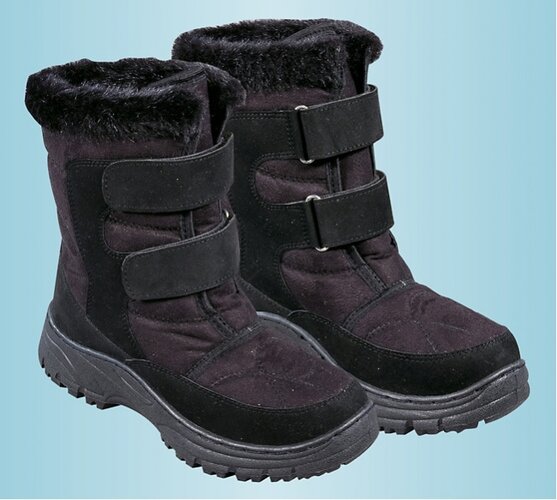 Buty zimowe z kożuszkiem, brązowe,  37