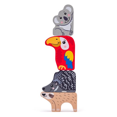 Woody Puzzle na deski Živali