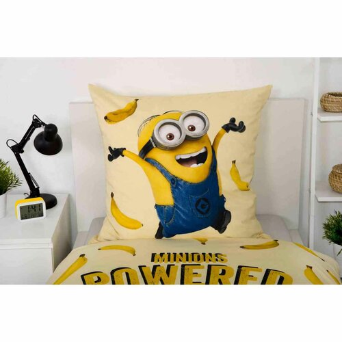 Herding Bavlnené posteľné prádlo Minions, 135 x200 cm, 80 x 80 cm
