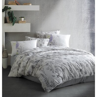 BedTex Bombažno posteljnino Myra bela, 140 x 200cm, 70 x 90 cm